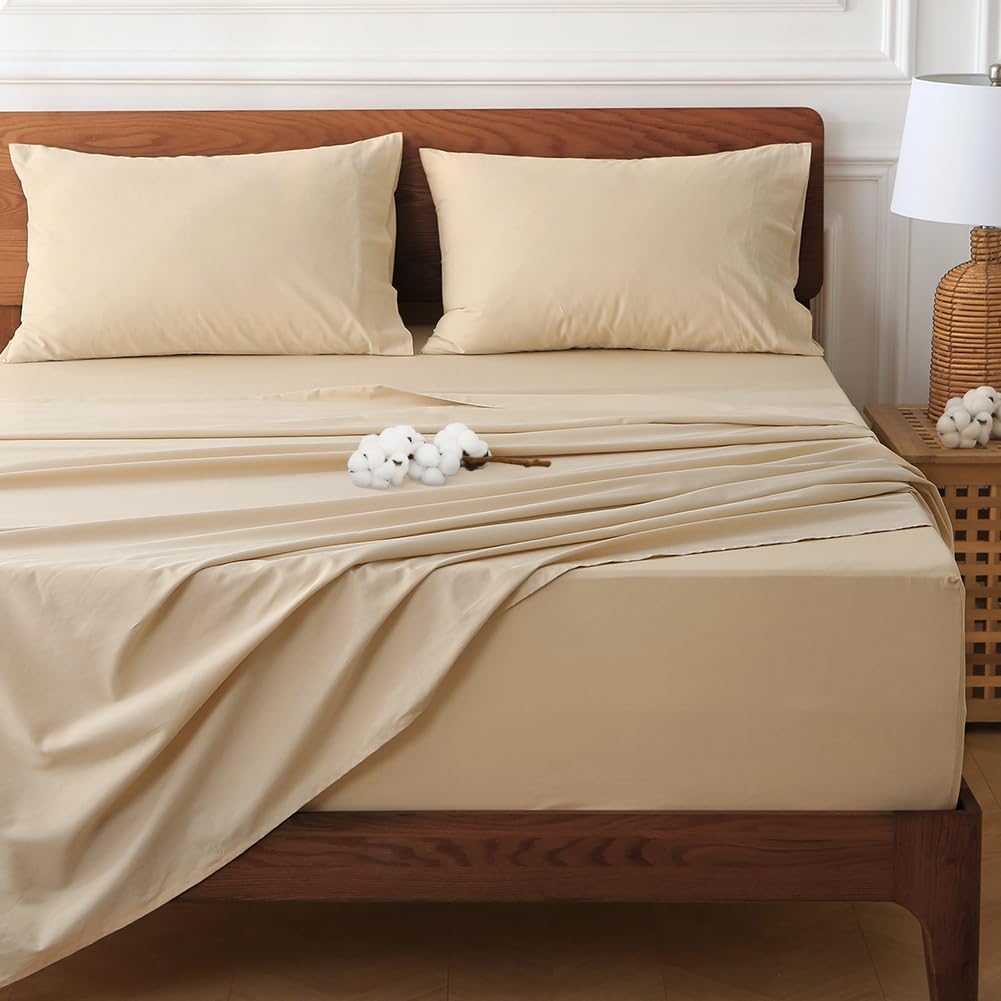 HYPREST Deep Pocket Queen Sheets Set for Extra Deep Mattresses