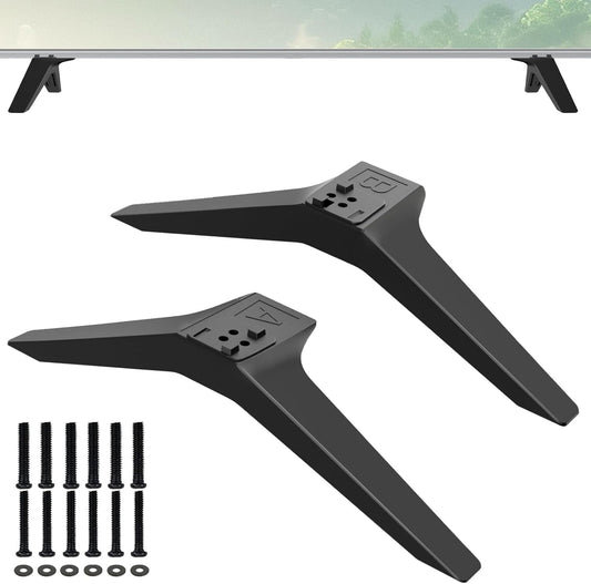 Sturdy LG TV Legs Stand, Easy Assembly | Black