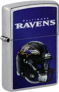 Zippo NFL Helmet Street Chrome Pocket Lighter - Classic Windproof