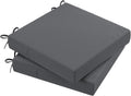 Outdoor Seat Cushions 20 x 20 x 3 in Set of 2 - Waterproof