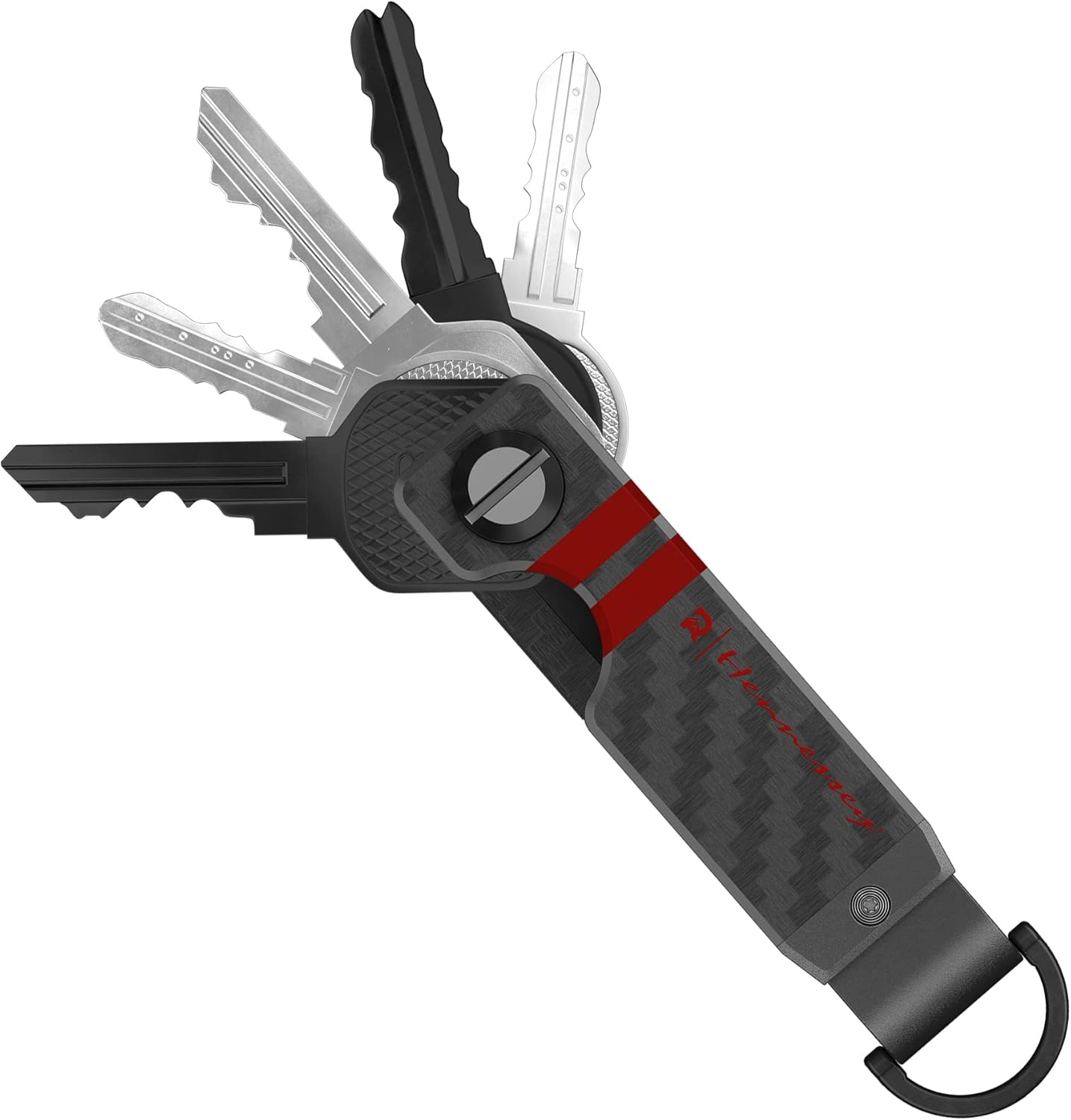 The Ridge Key Organizer - Compact Metallic Key Holder for Keys