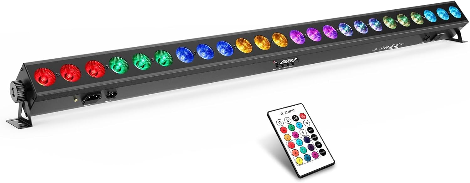 DMX LED Stage Wash Light: 150W 24LEDs RGBWA+UV for Events