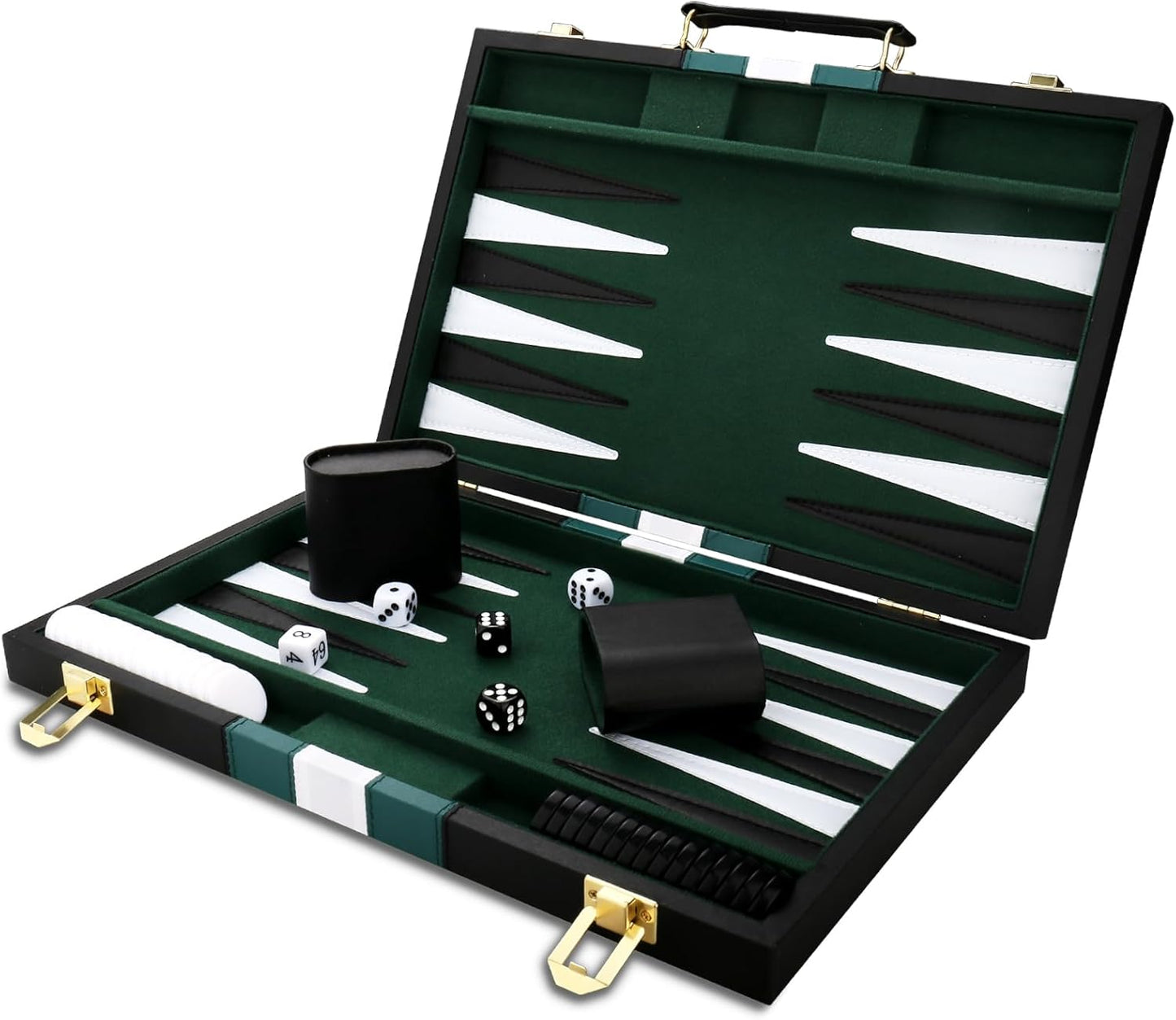 Backgammon Set - Classic Portable Travel Game for All Ages