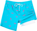 SURF CUZ Mens Swim Trunks with Compression Liner - Quick Dry Comfort