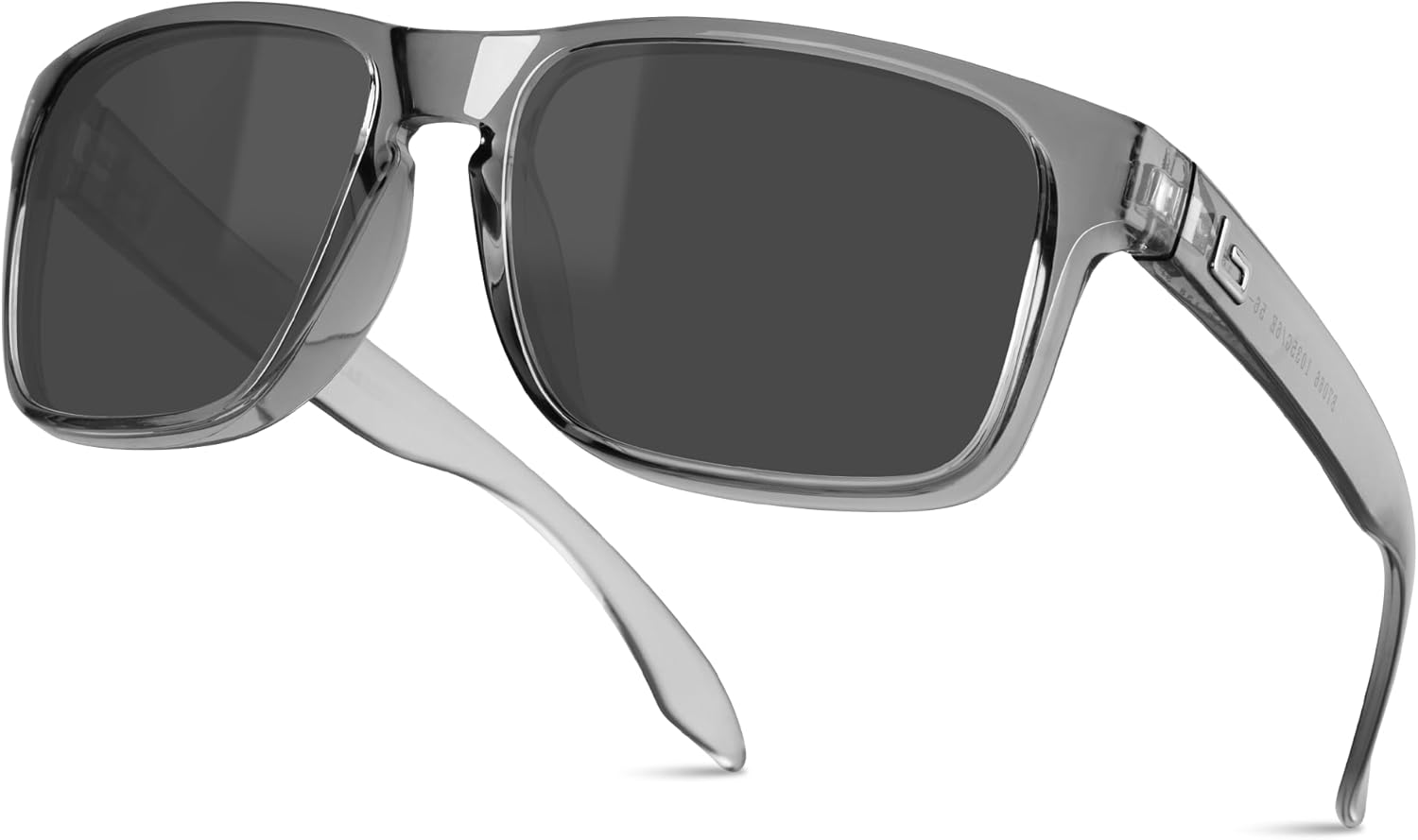 Bnus Italy Made Classic Sunglasses with Polarized Glass Lenses