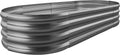 Land Guard 631 ft Galvanized Raised Garden Bed Kit - Sturdy Oval