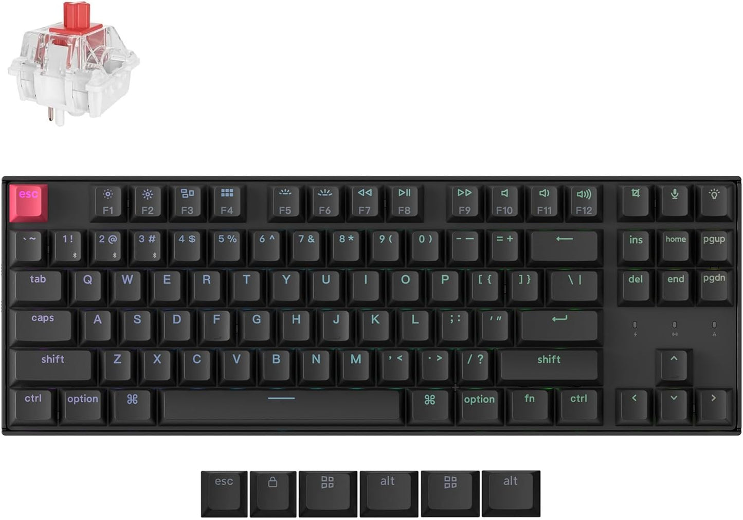 Keychron K8 V2 Wireless RGB Mechanical Keyboard for All Users