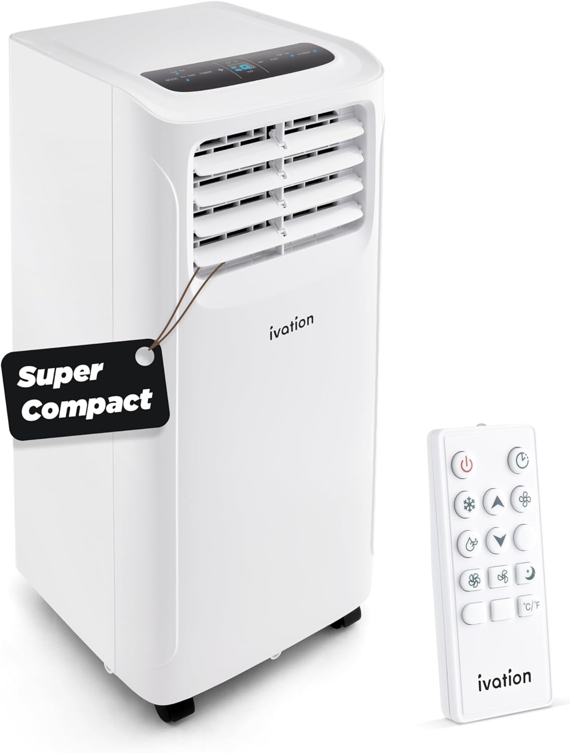 Ivation 9000 BTU Compact AC - Powerful Cooling