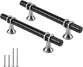 Rergy Cabinet Handles Drawer Pulls 10Pack 3-3/4in Hole Center - Solid