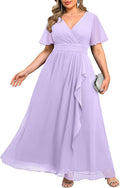 Plus Size Formal Dresses - Flattering Full-Length Chiffon Gown
