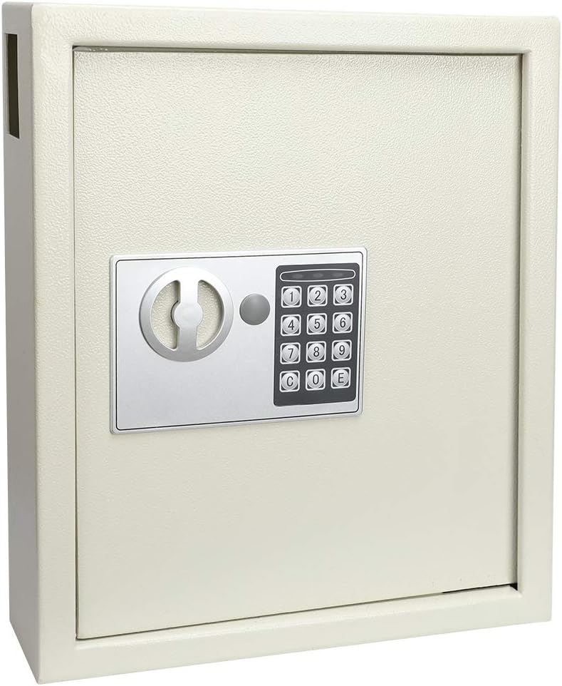KYODOLED Electronic 40 Key Cabinet Wall Mount for Secure Storage