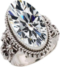 Solid 925 Sterling Silver Ring with Blue Copper Turquoise Jaipur