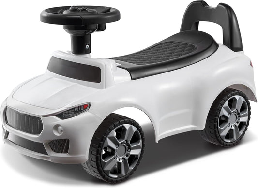 VEVOR Ride On Push Car for Toddlers with Music & Storage