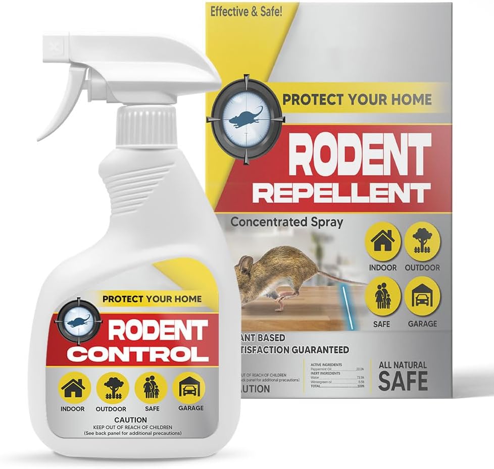 Peppermint Rodent Repellent Spray - Powerfully Effective