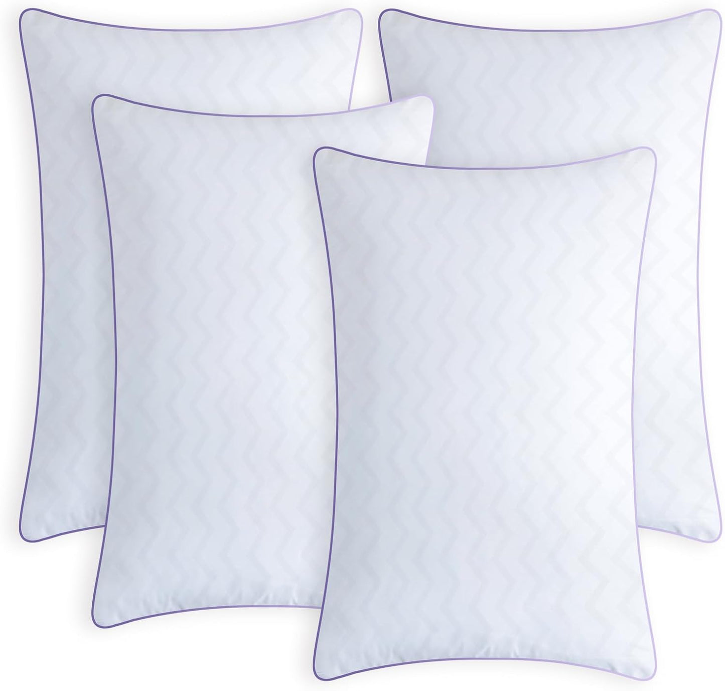 MOLCLCUY King Size Bed Pillows Set of 4 for Ultimate Comfort