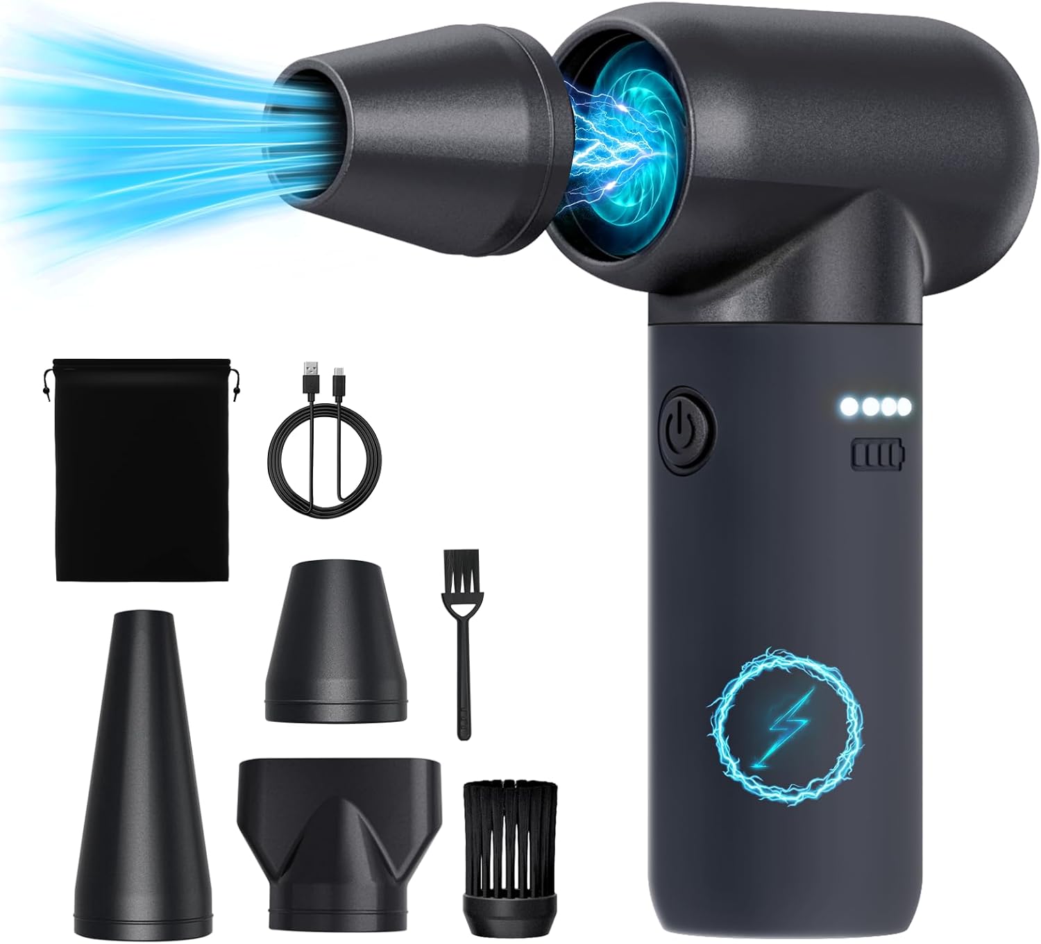 Cordless Rechargeable Jet Blower - Faster Drying