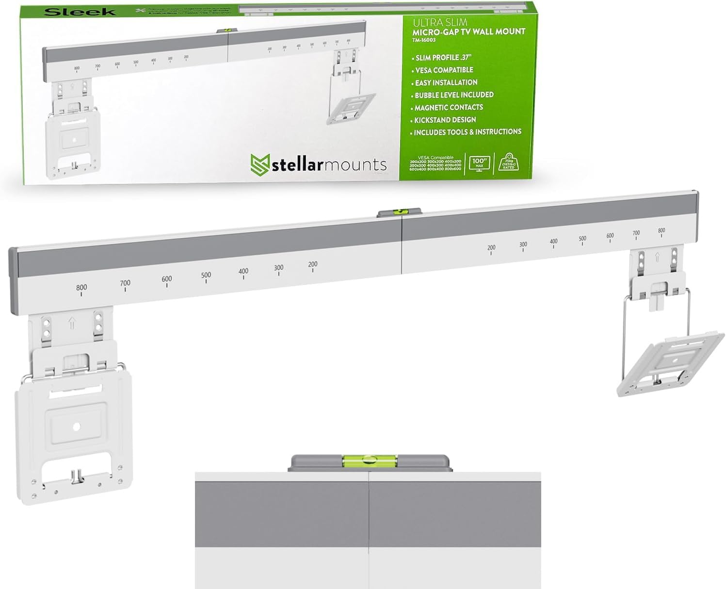 Ultra Slim Micro Gap Wall Mount for 43-100 inch TVs - 2024 Model