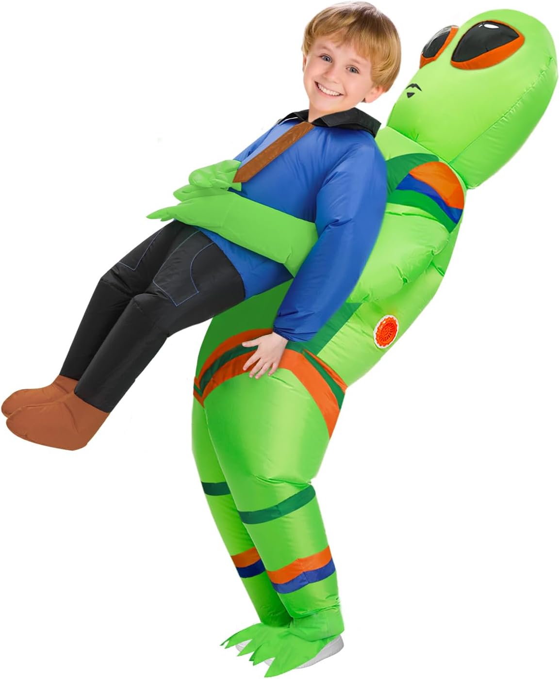 Inflatable Costume Alien For Kids, Funny Blow Up Alien Costume