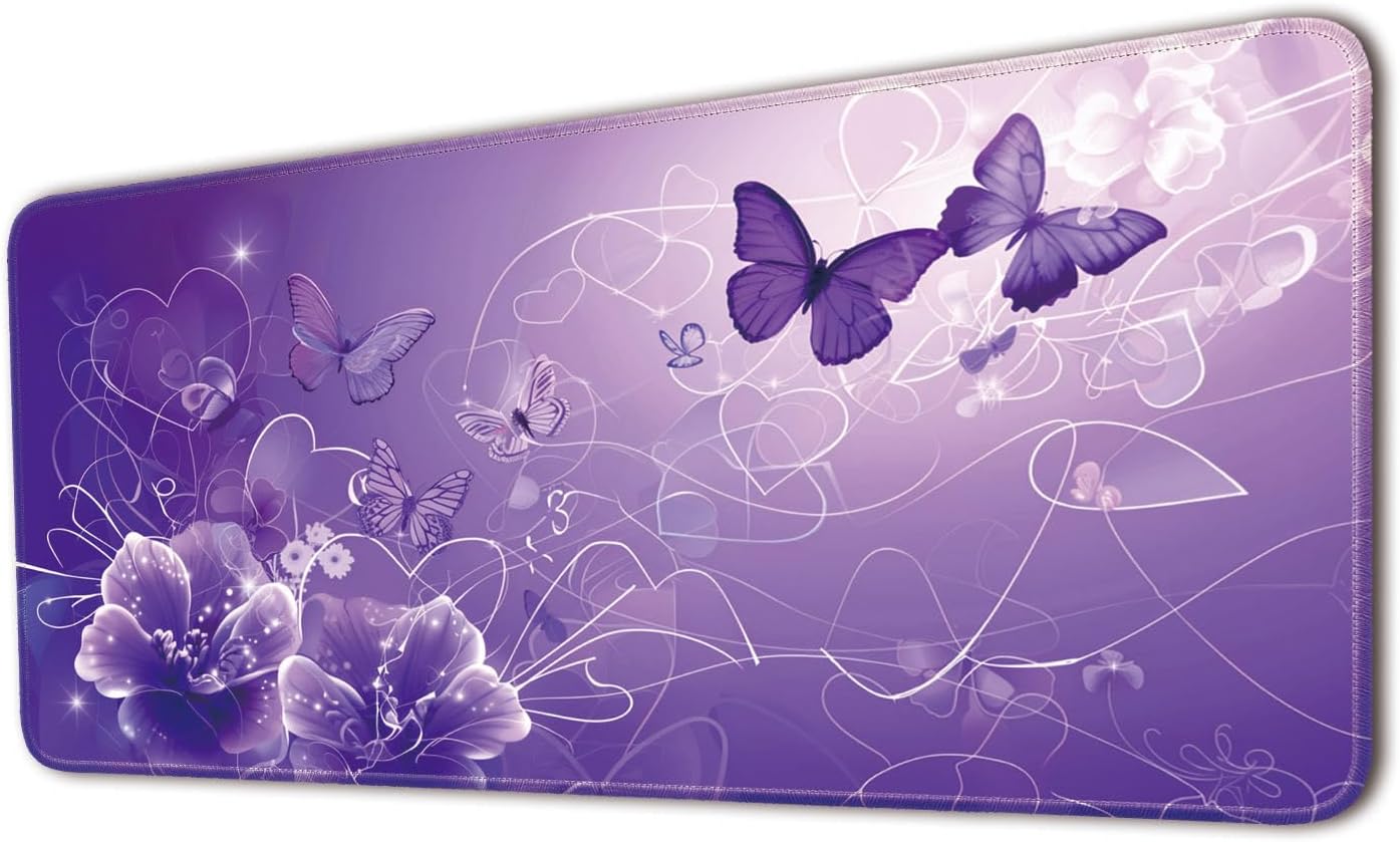 Large Non-Slip Purple Desk Pad - Flodirise