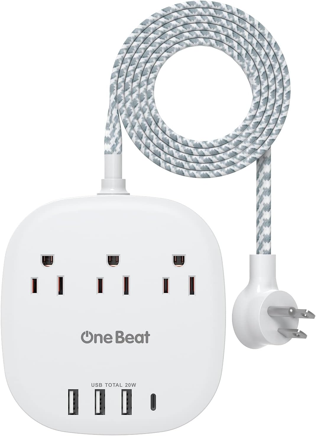 Compact 20W USB C Power Strip - Perfect for Travel!