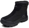 SILENTCARE Men's Warm Snow Boots - Fur Lined Waterproof Ankle Boots