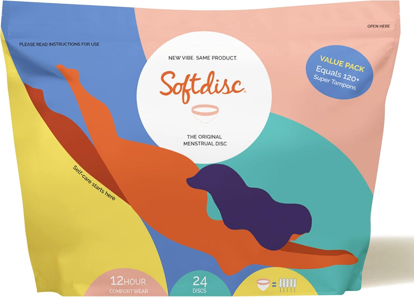Flex Softdisc Menstrual Discs: 12-Hour Leak Protection