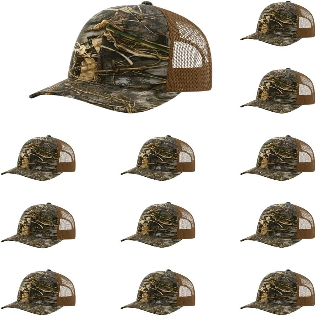 Richardson 112 Classic Six-Panel Adjustable Snapback Trucker Cap
