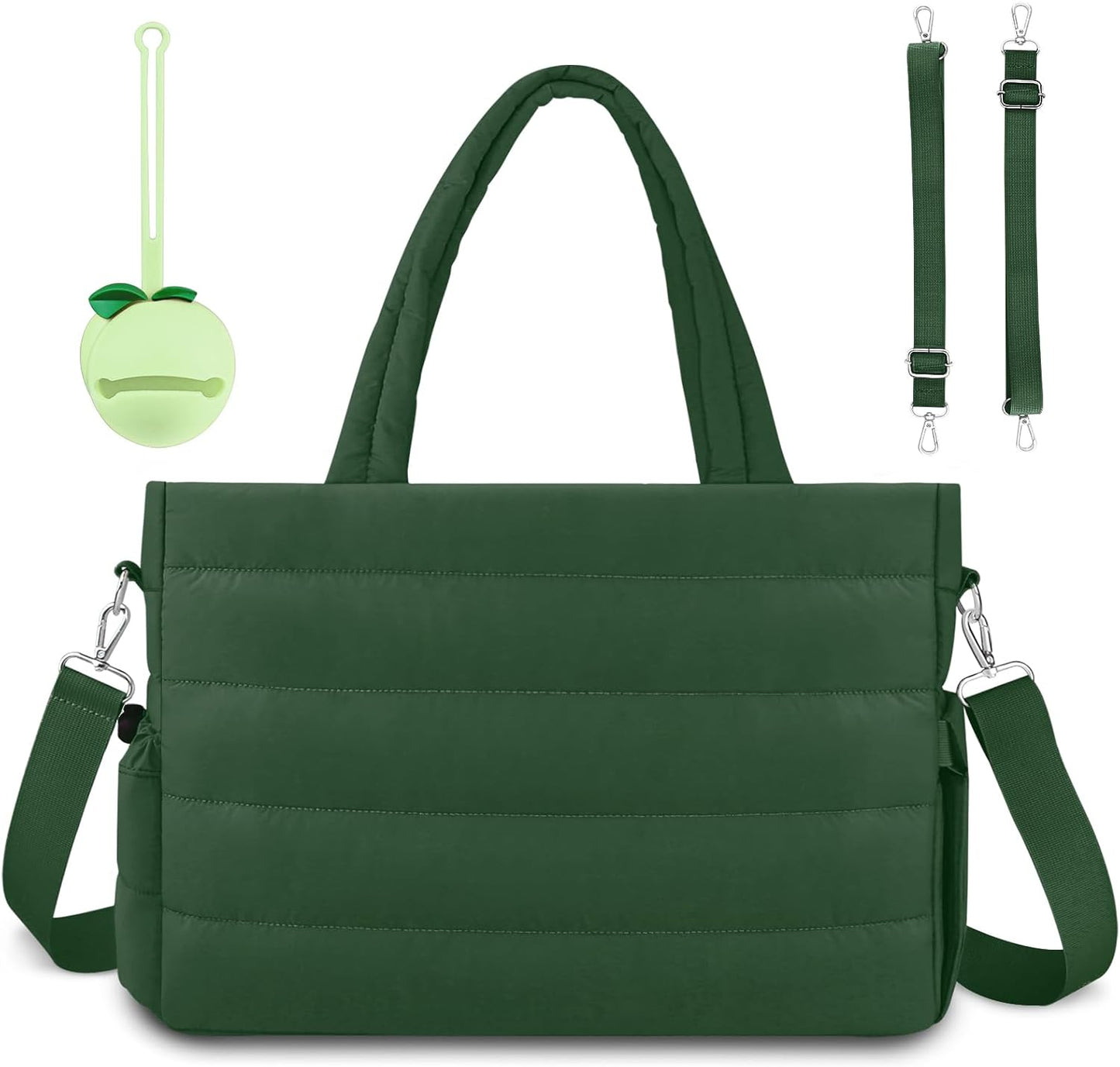 Spacious Diaper Tote with Pacifier Case - KUBYA