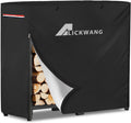 34Inch Firewood Rack Cover - Heavy Duty 600D Waterproof Protection