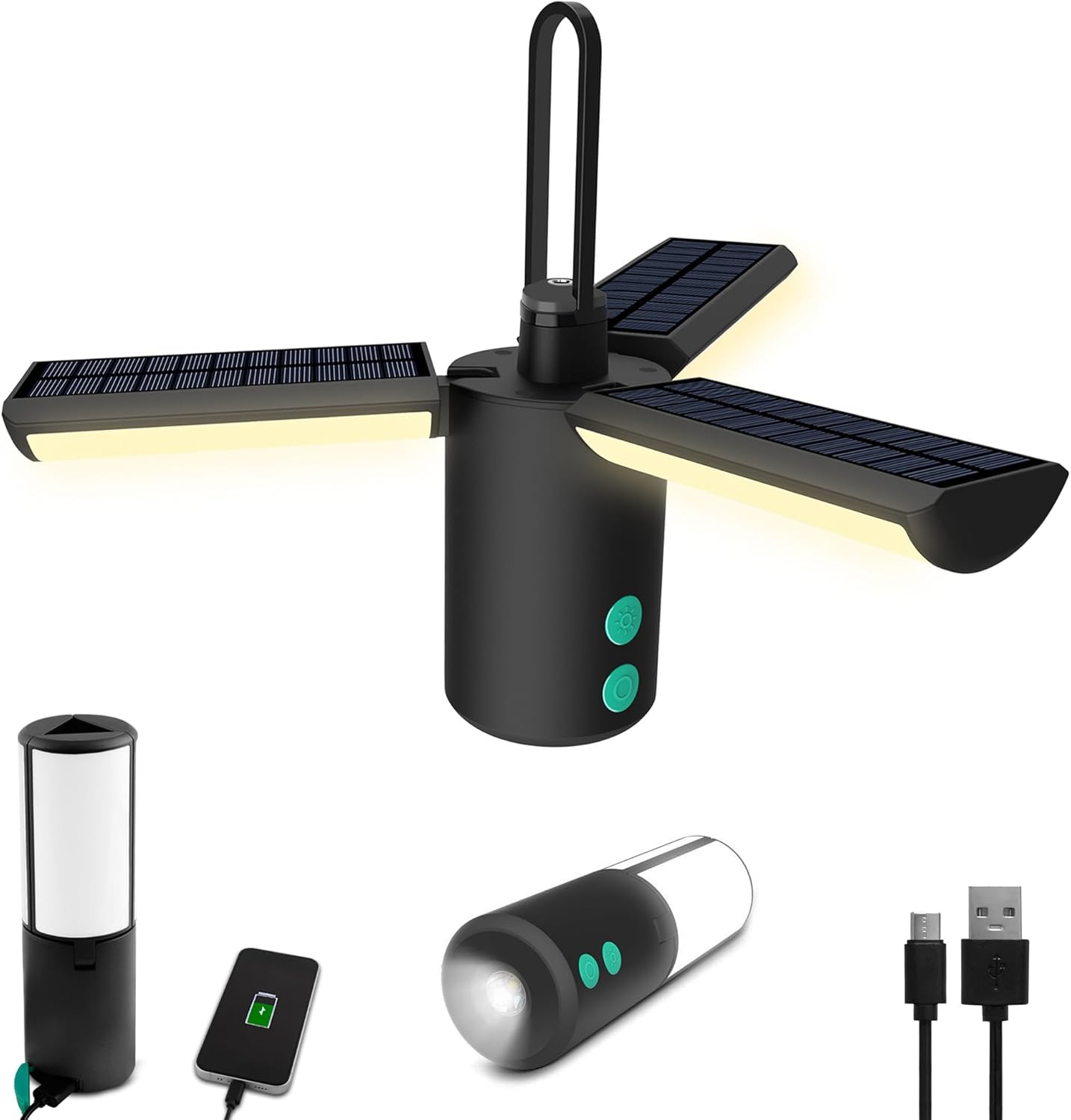 8000mAh Rechargeable LED Lantern: Perfect for Power Outages