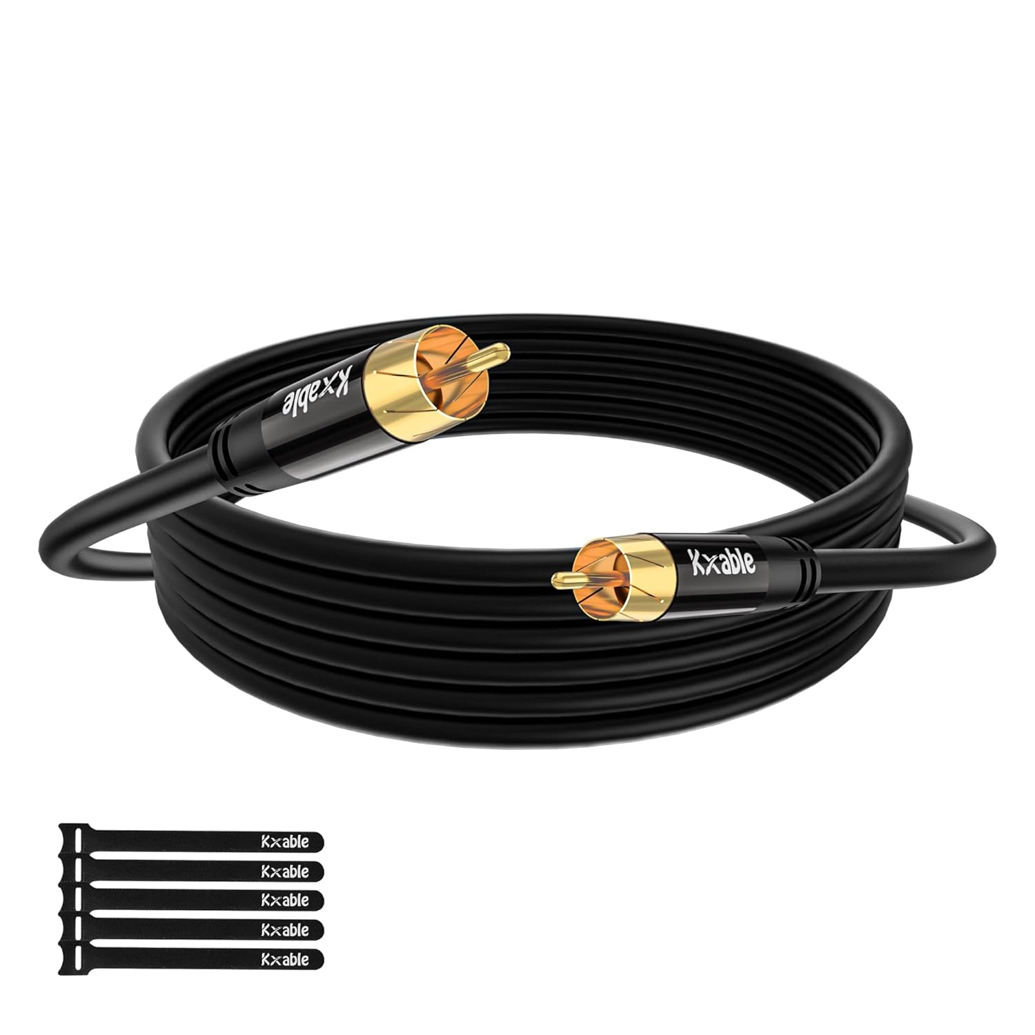 Premium 100FT Subwoofer Cable RCA to RCA for Home Theater