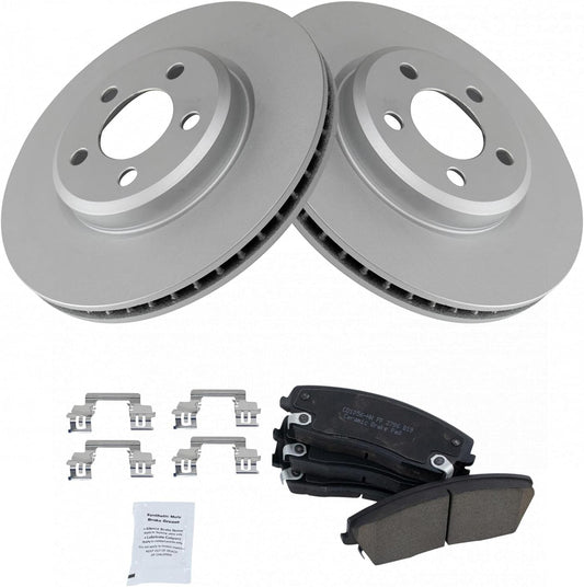 TRQ Brake Pad & Rotor Kit for Chrysler 300, Dodge Challenger