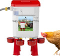 Automatic Chicken Waterer Float-Controlled Water Feeder - 2 Gallon