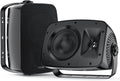 Hiwill Outdoor Speaker Pair Black - Powerful 6.5ft Bass with Dual