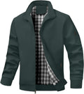 Men's Bomber Jacket Lightweight Casual Windbreaker Jacket Wizoat