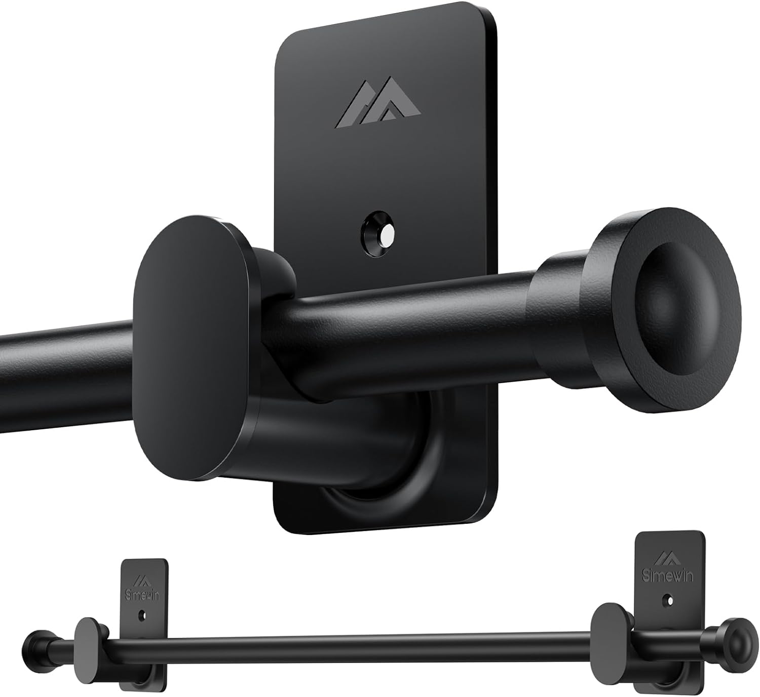 Easy Install No Drill Curtain Rod Set - SIMEWIN
