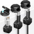 6 Pack Magnetic Cable Clips Under Desk Cable Management - Neat Desk