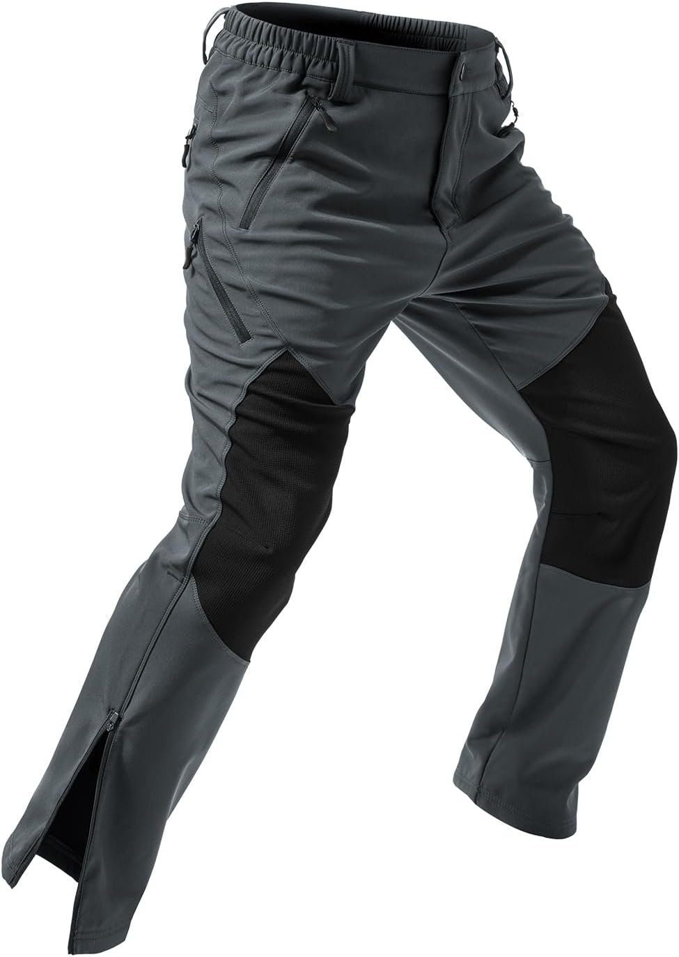Moosehill Mens Snow Ski Pants Waterproof Fleece Lined Insulated
