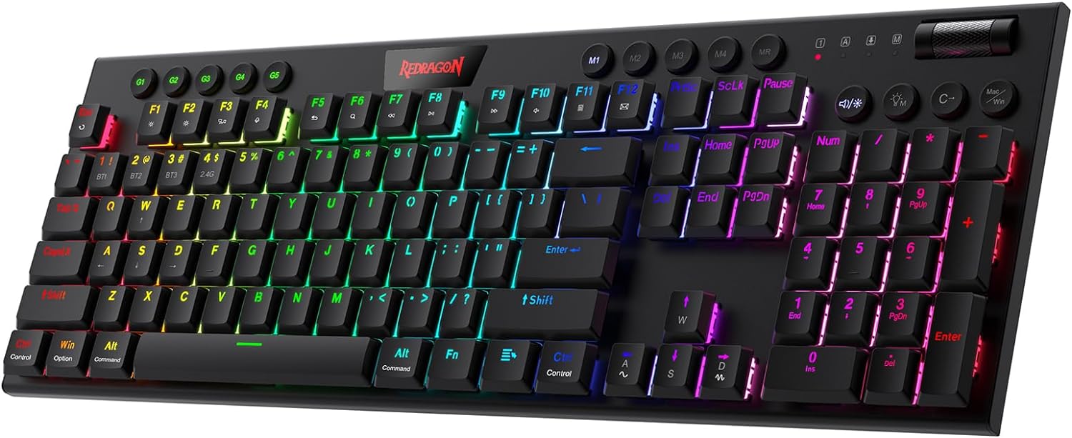 Wireless RGB Mechanical Keyboard w/ Ultra-Thin Design