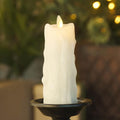 Luminara Heavy Wax Drip Flameless LED Candle for Safe Ambiance