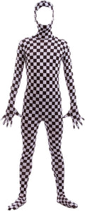 Aniler Men's and Women's Spandex Open Face Full Body Zentai Costume