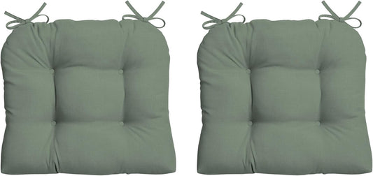Outdoor Plush Wicker Chair Cushion 2 Pack for Comfort and Style