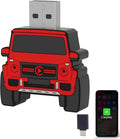 Wireless CarPlay Adapter for iPhone Red - 2025 Upgraded Plug & Play