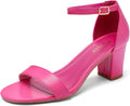 Women's Wide Width Heeled Sandals - 2.5in Chunky Heel Comfort
