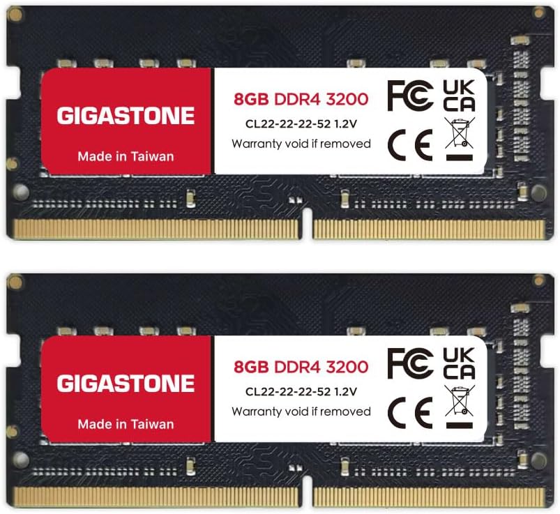 GIGASTONE 16GB DDR4 RAM Kit for High Performance Laptops