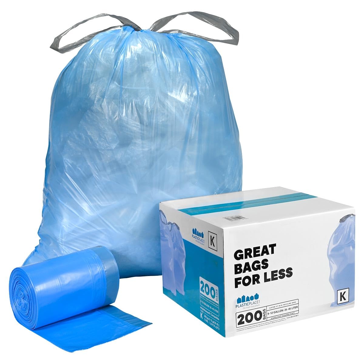 Custom Fit Trash Bags for Simplehuman Code K - 100 Count