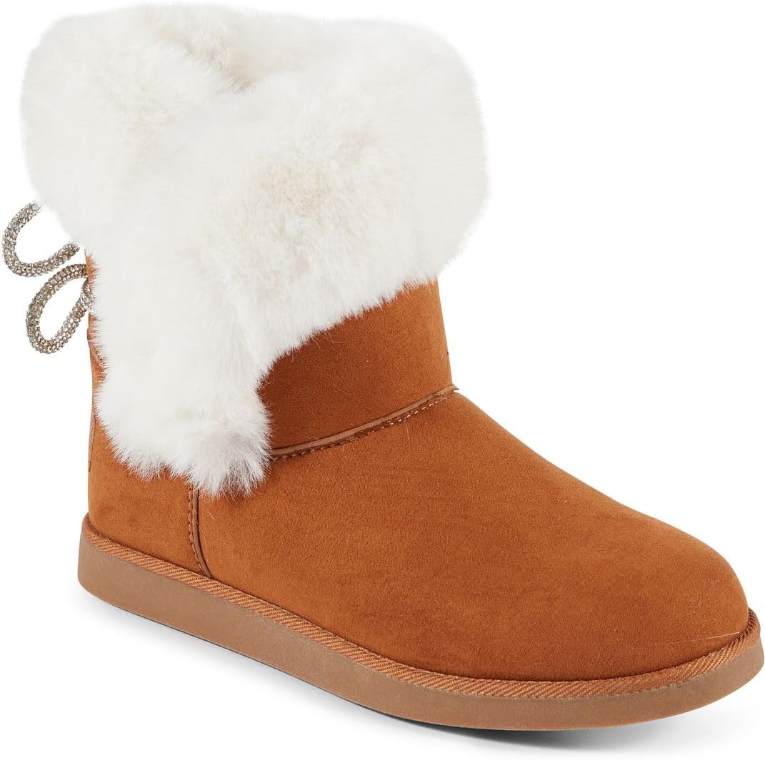 Juicy Couture Women's Slip On Winter Snow Boots for Comfort