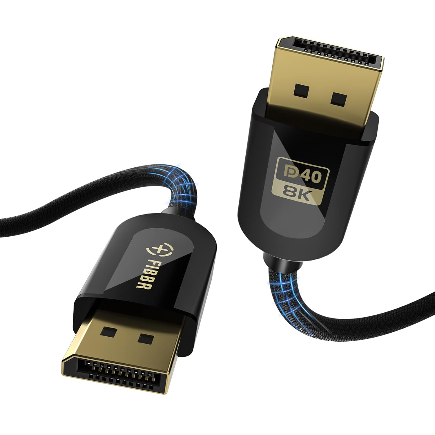 5ft FIBBR DisplayPort Cable - 40Gbps SuperSpeed