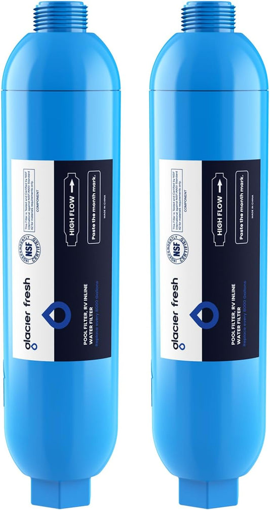 GLACIER FRESH Garden Hose End Pre-Filter for Clean Water