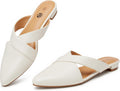 Rekayla Women's Mules Closed Pointed Toe Flats Backless Loafers